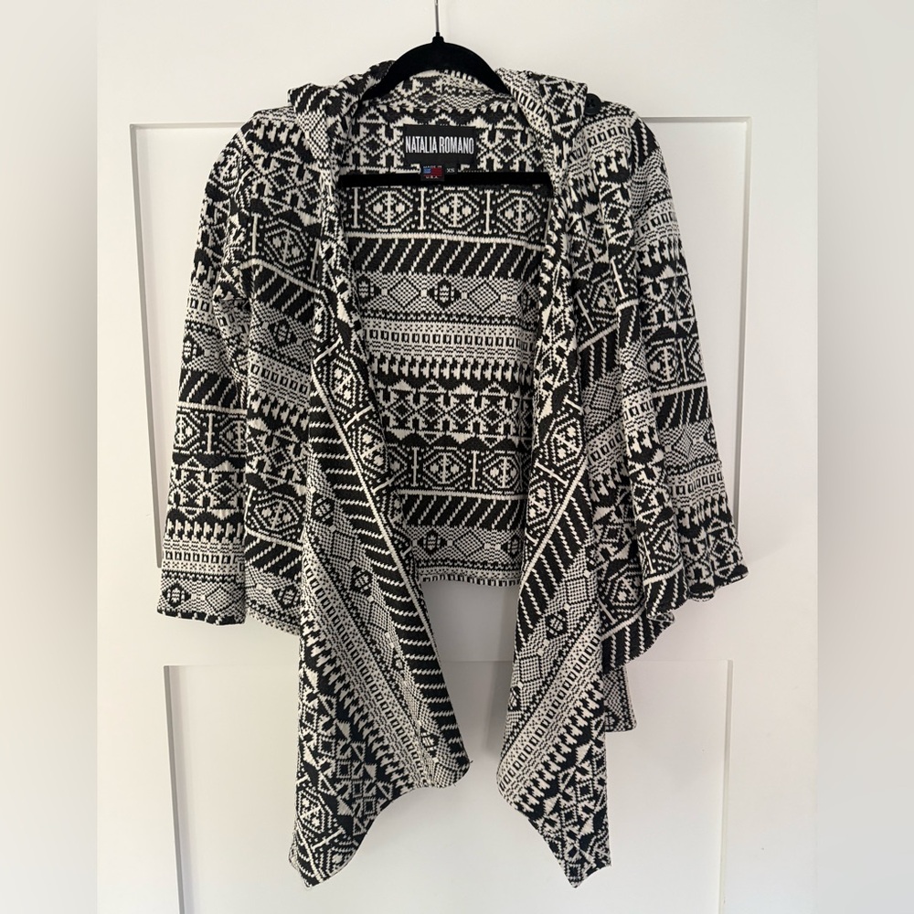 Black and White Women's Cardigan